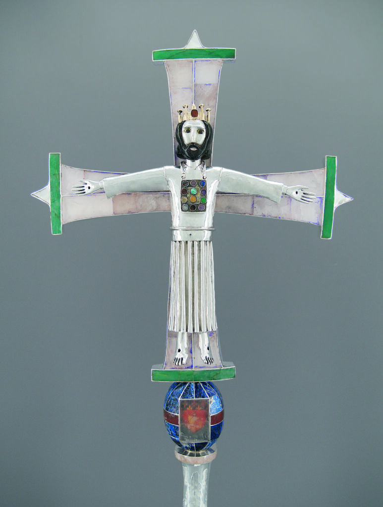 Croix processionnelle N-D de Paris recto